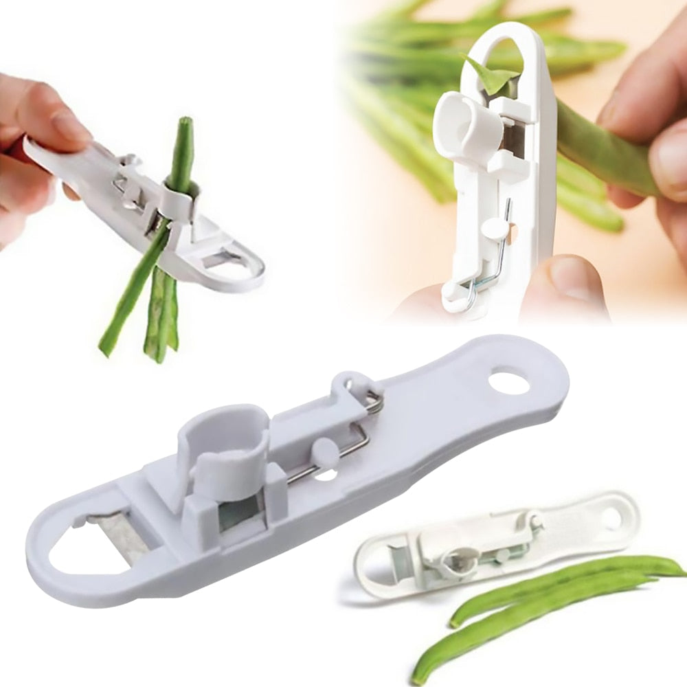 Runner Bean Slicer and String Peeler Tool by HitMyNeed