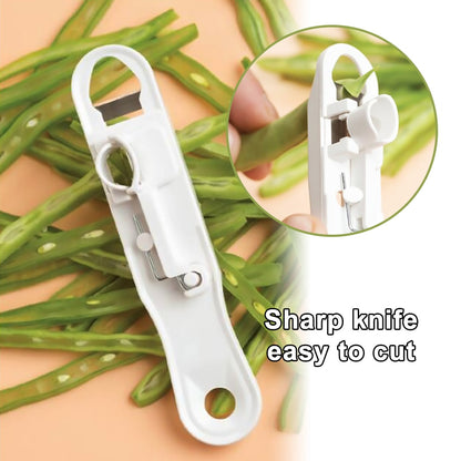 Runner Bean Slicer and String Peeler Tool by HitMyNeed