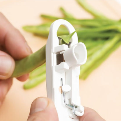 Runner Bean Slicer and String Peeler Tool by HitMyNeed