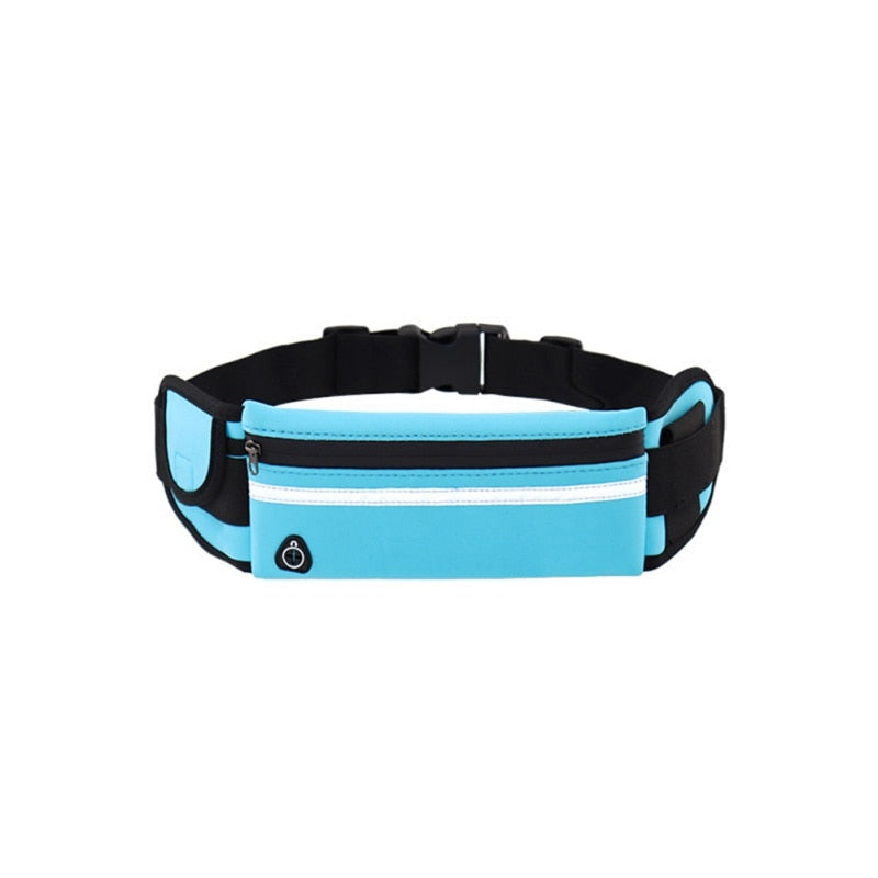 Running Belt Bag with Bottle Holder & Key Pocket by HitMyNeed