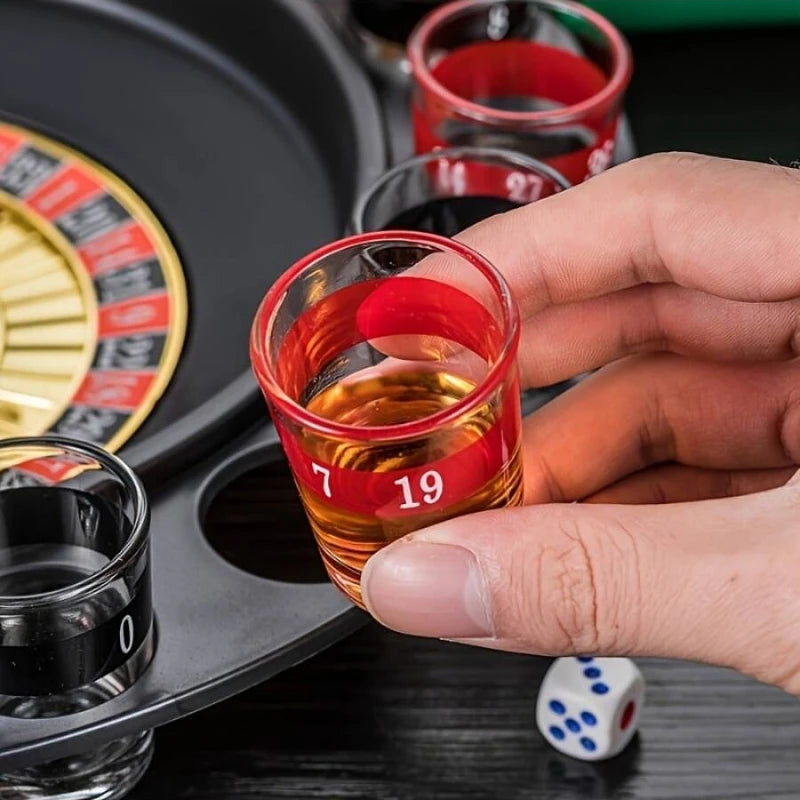Russian Roulette Shot Glass Drinking Game Set by HitMyNeed