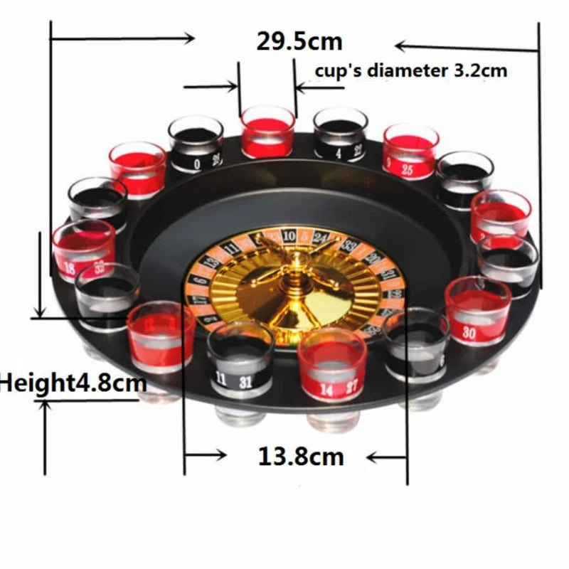 Russian Roulette Shot Glass Drinking Game Set by HitMyNeed