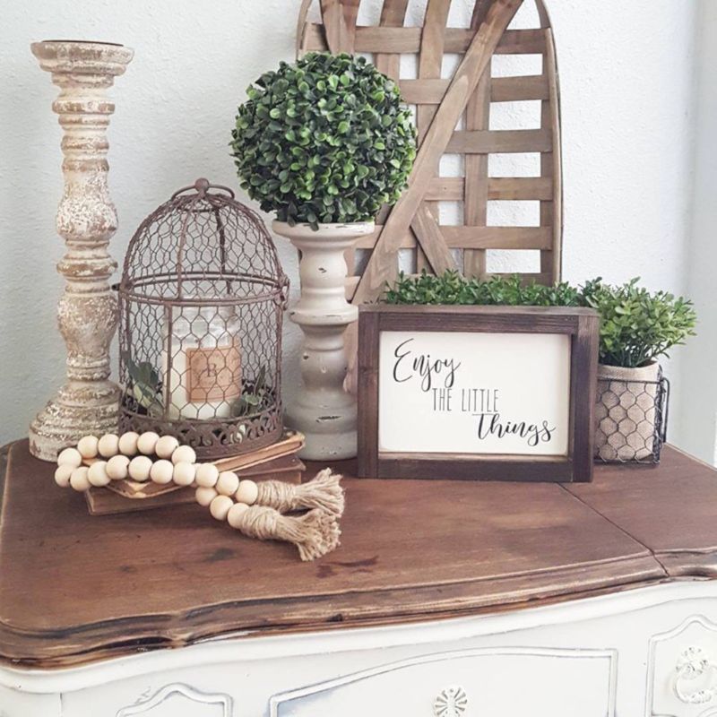 Rustic Natural Wooden Ball Garland Decor by HitMyNeed