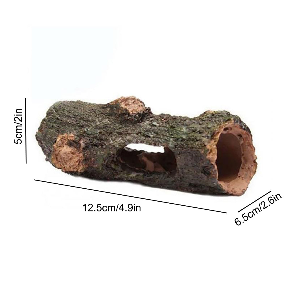 Rustic Resin Fish Tank Log Hideout Ornament by HitMyNeed