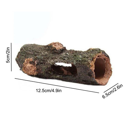 Rustic Resin Fish Tank Log Hideout Ornament by HitMyNeed