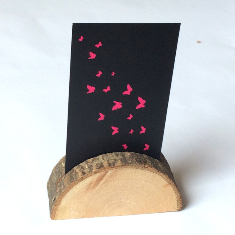 Rustic Wooden Table Number Holders Set of 10 by HitMyNeed