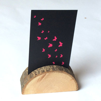 Rustic Wooden Table Number Holders Set of 10 by HitMyNeed