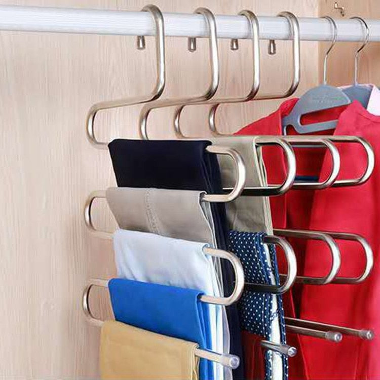 S-Type Stainless Steel Trouser Hanger by HitMyNeed