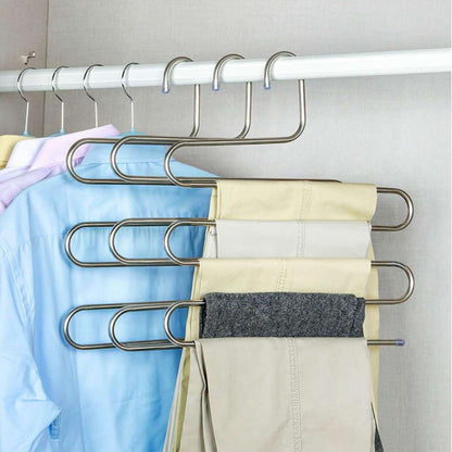 S-Type Stainless Steel Trouser Hanger by HitMyNeed