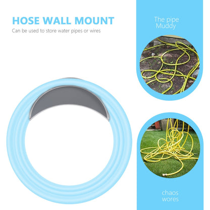 Saddle Shaped Metal Garden Hose Holder Wall Mount by HitMyNeed