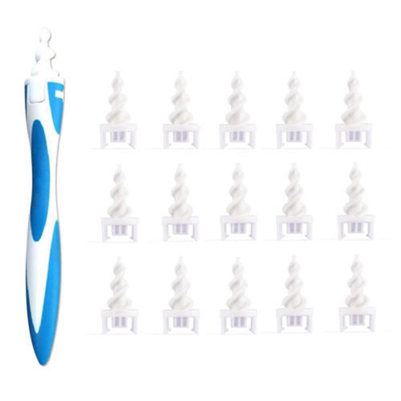 Safe Spiral Ear Cleaner Tool with 15 Tips by HitMyNeed