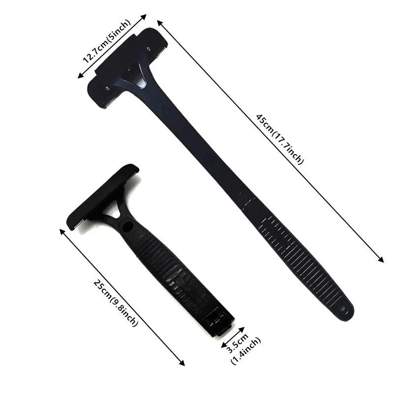 Safety Long Handle Folding Back & Body Shaver by HitMyNeed