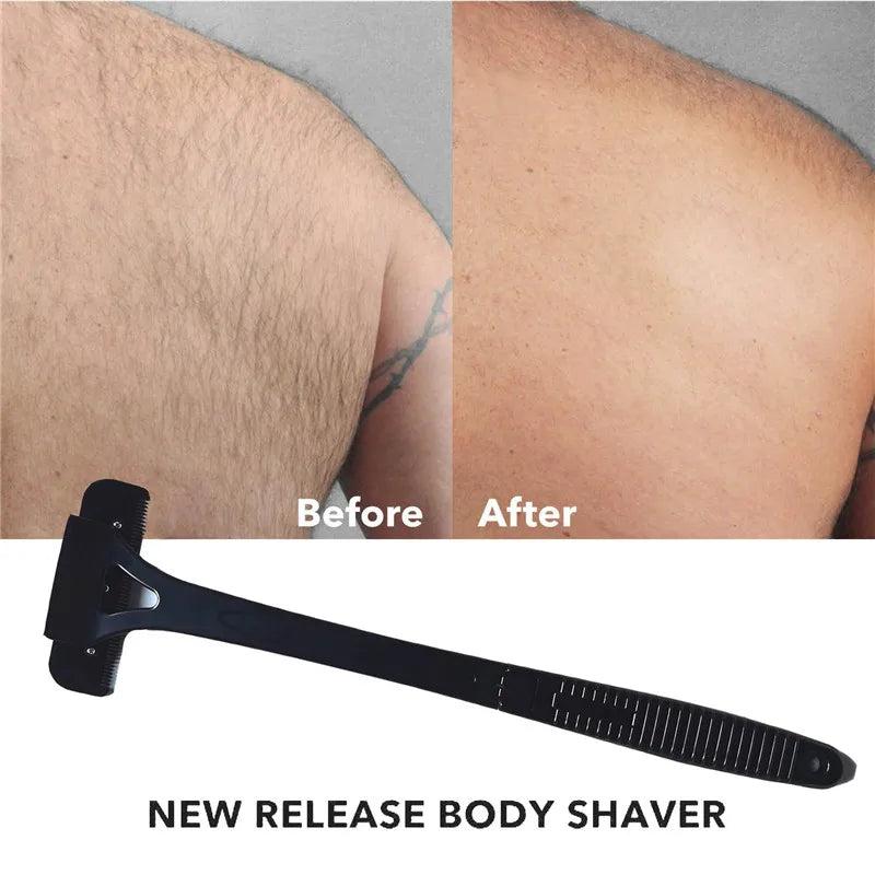 Safety Long Handle Folding Back & Body Shaver by HitMyNeed