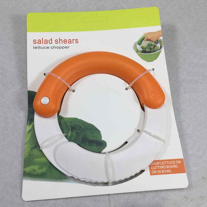 Salad Chopper Shredder with Round Blade Grip by HitMyNeed