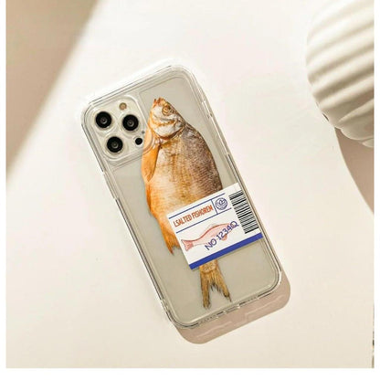 Salted Fish Transparent TPU Case for iPhone by HitMyNeed