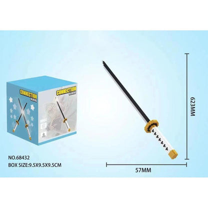 Samurai Katana Sword Building Block Display Set 68432hezi by HitMyNeed