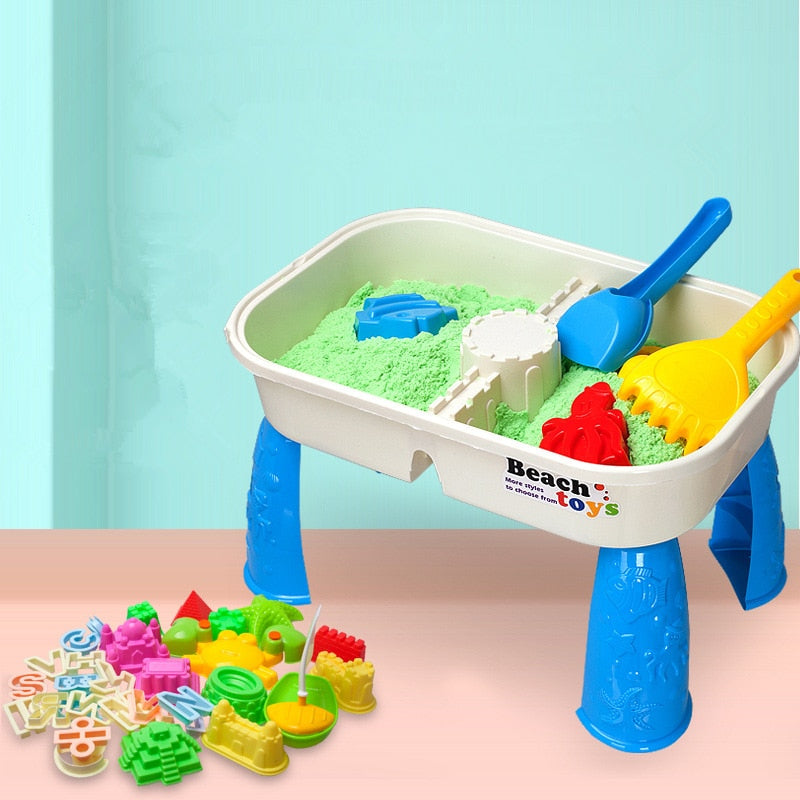Sand and Water Table Play Set with Learning Molds by HitMyNeed