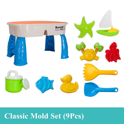 Sand and Water Table Play Set with Learning Molds by HitMyNeed