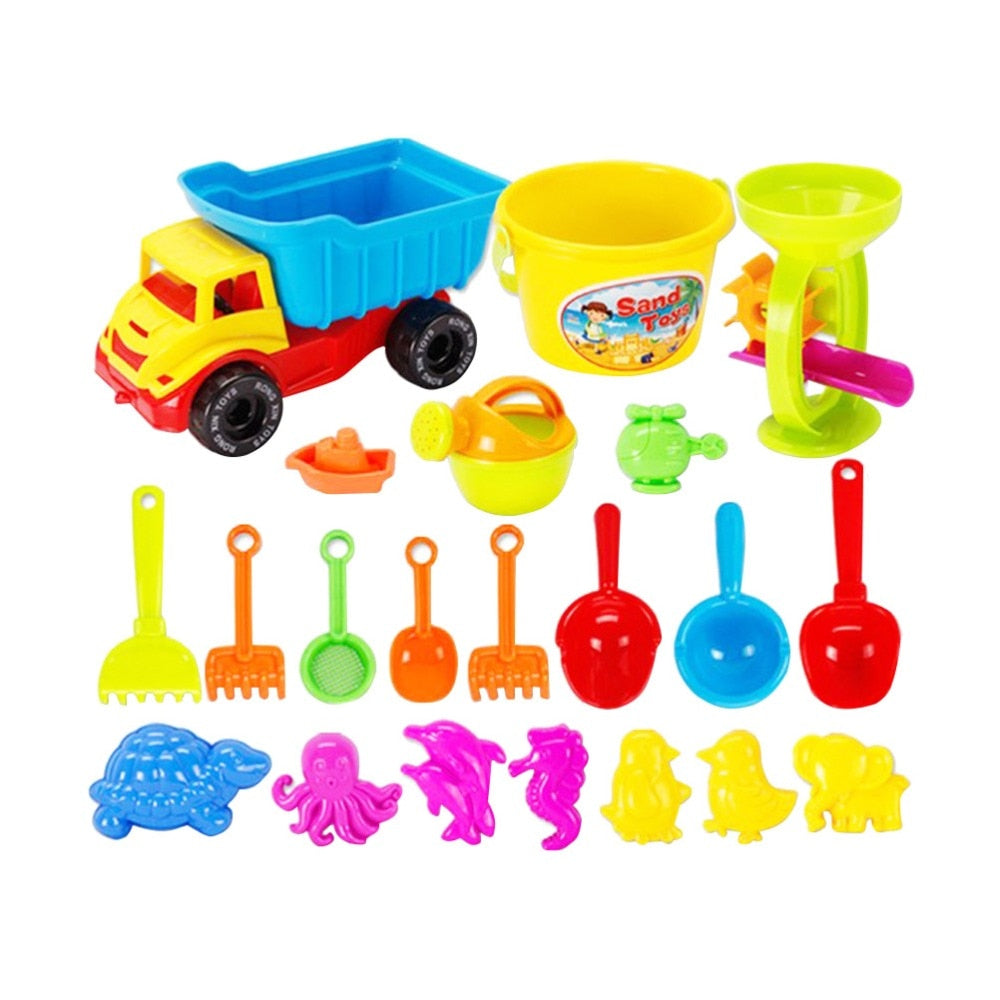 Sandbox Toys 21-Piece Beach and Sand Play Set by HitMyNeed