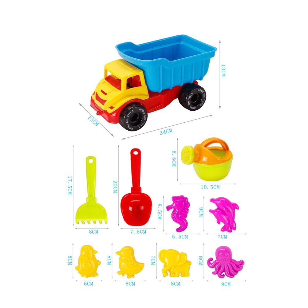 Sandbox Toys 21-Piece Beach and Sand Play Set by HitMyNeed