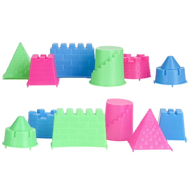 Sandcastle Molds Set for Kids (6 Pieces) by HitMyNeed