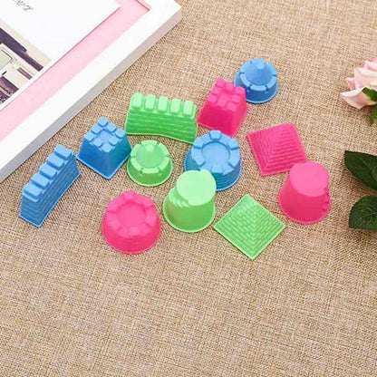 Sandcastle Molds Set for Kids (6 Pieces) by HitMyNeed