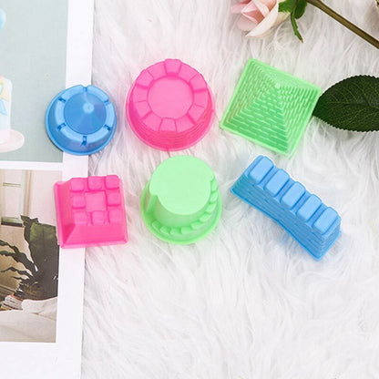 Sandcastle Molds Set for Kids (6 Pieces) by HitMyNeed