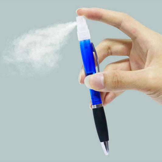 Sanitizer Ballpoint Pens with Refillable Sprayer (6 pcs) by HitMyNeed