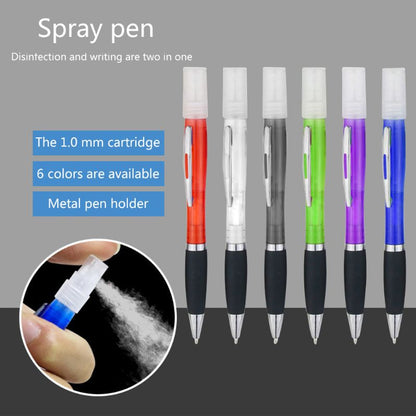 Sanitizer Ballpoint Pens with Refillable Sprayer (6 pcs) by HitMyNeed