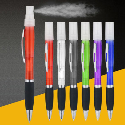 Sanitizer Ballpoint Pens with Refillable Sprayer (6 pcs) by HitMyNeed