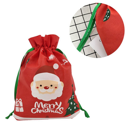 Santa Claus Christmas Drawstring Gift Bag 36 x 26cm by HitMyNeed