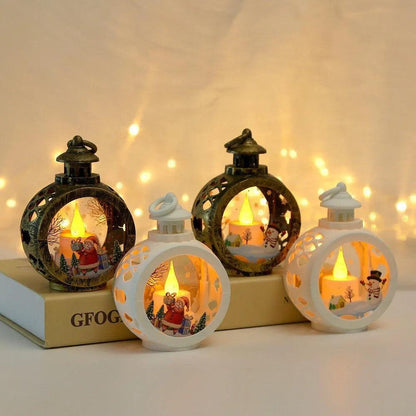 Santa Lantern LED Hanging Christmas Ornaments by HitMyNeed