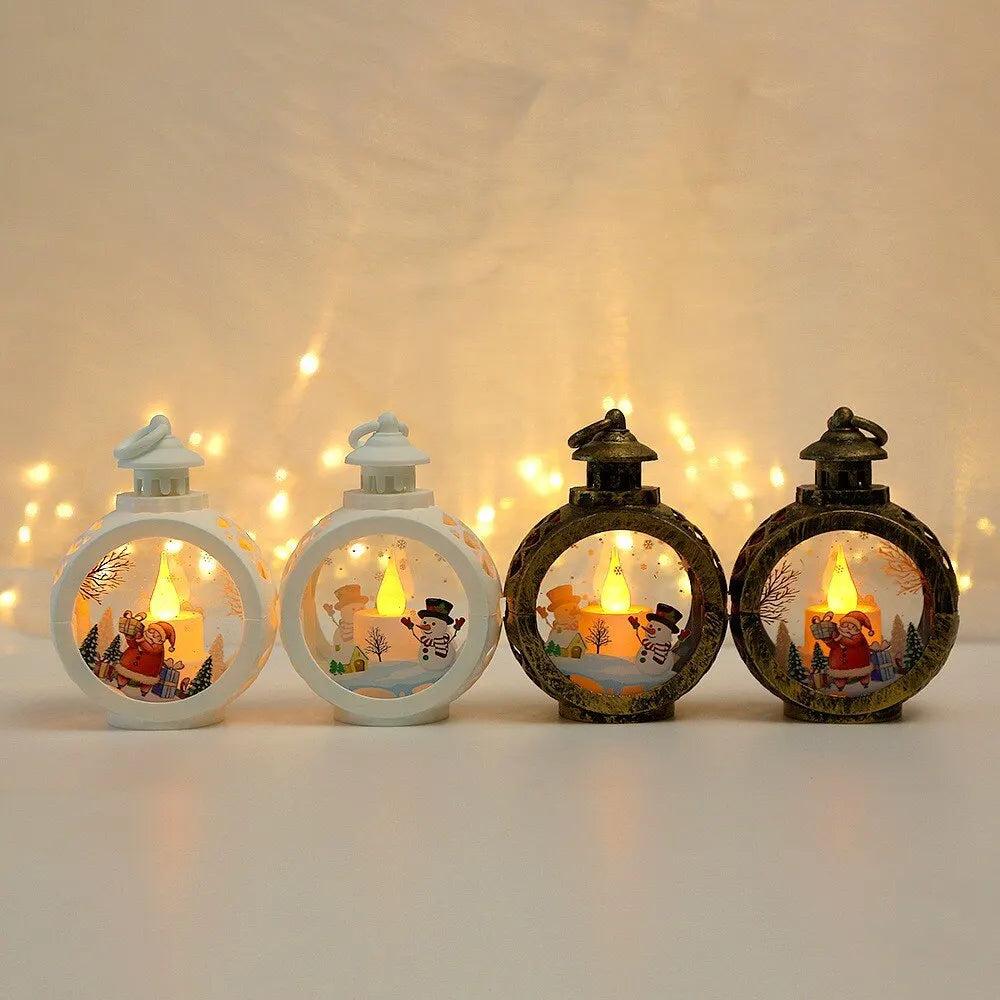 Santa Lantern LED Hanging Christmas Ornaments by HitMyNeed
