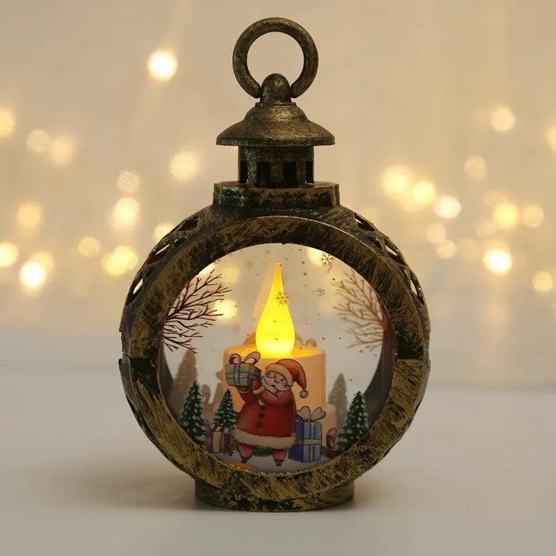 Santa Lantern LED Hanging Christmas Ornaments by HitMyNeed