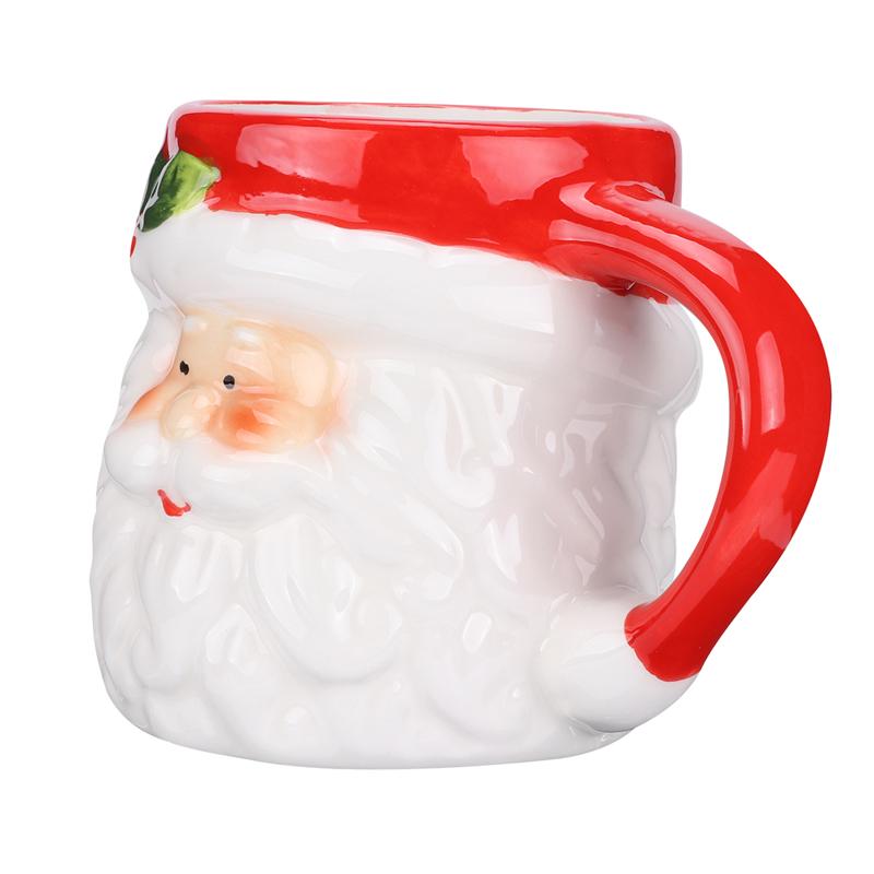 Santa Mug Ceramic Christmas Cup by HitMyNeed