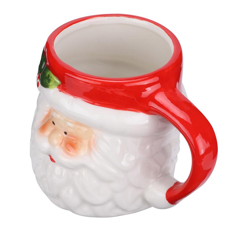 Santa Mug Ceramic Christmas Cup by HitMyNeed