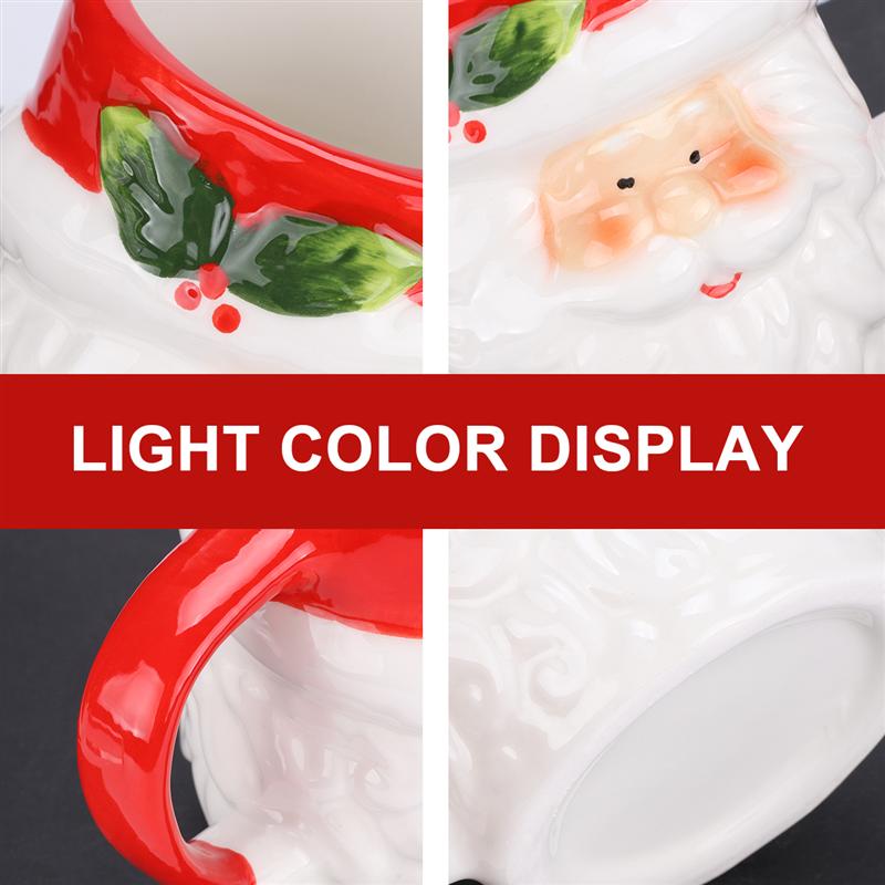 Santa Mug Ceramic Christmas Cup by HitMyNeed