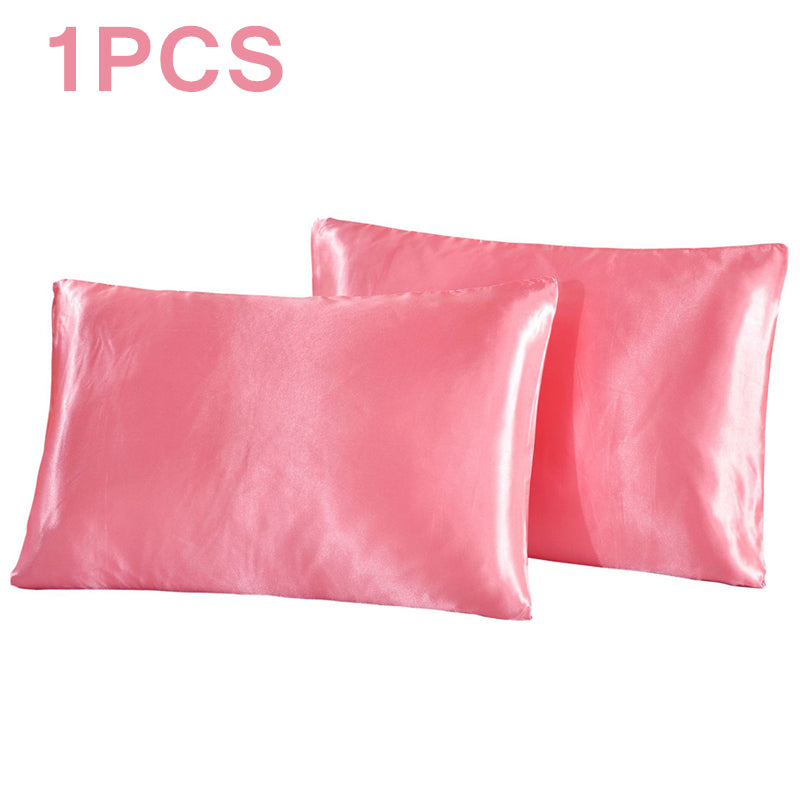 Satin Microfiber Pillowcase 51 x 76 cm pink by HitMyNeed