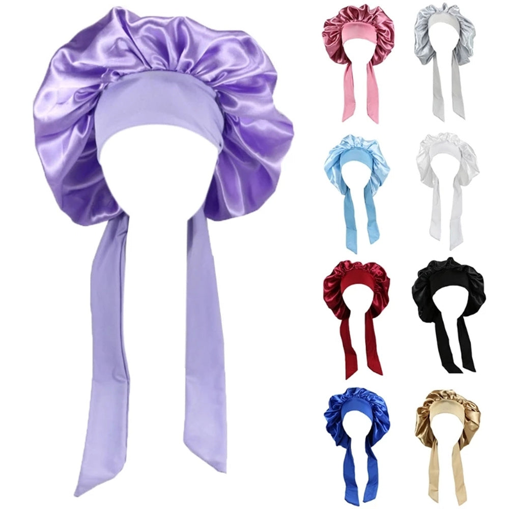 Satin Sleep Bonnet Night Cap for Women & Men by HitMyNeed