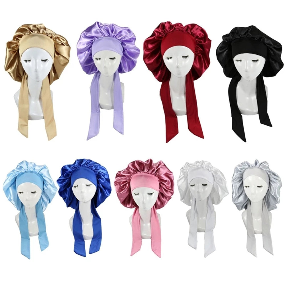 Satin Sleep Bonnet Night Cap for Women & Men by HitMyNeed