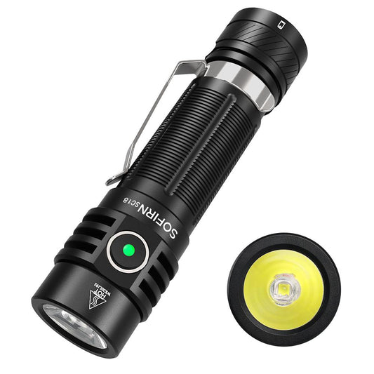 SC18 1800lm USB-C Rechargeable EDC Flashlight by HitMyNeed