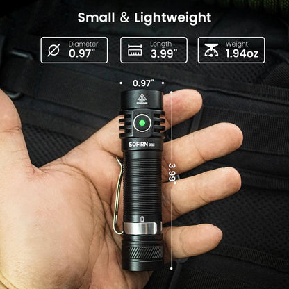 SC18 1800lm USB-C Rechargeable EDC Flashlight by HitMyNeed