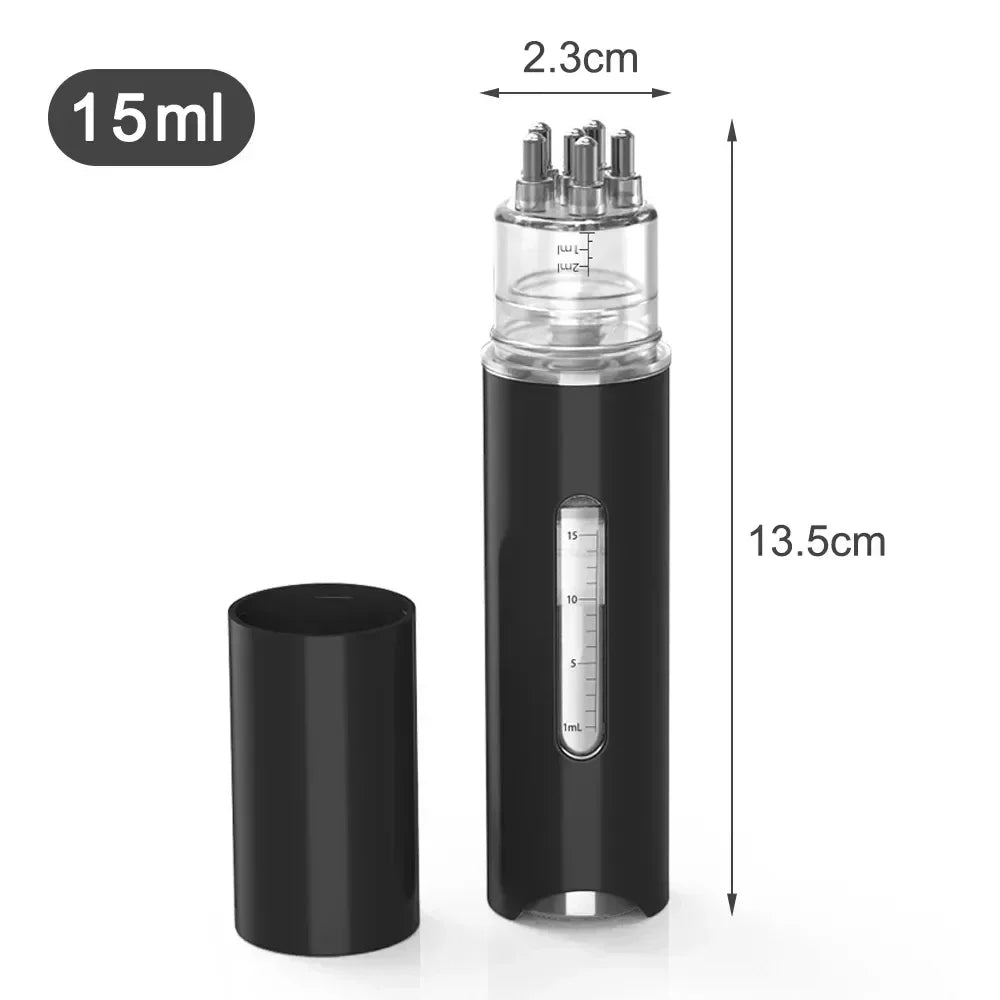 Scalp Applicator Liquid Comb with Massage Roller 15ml-black by HitMyNeed