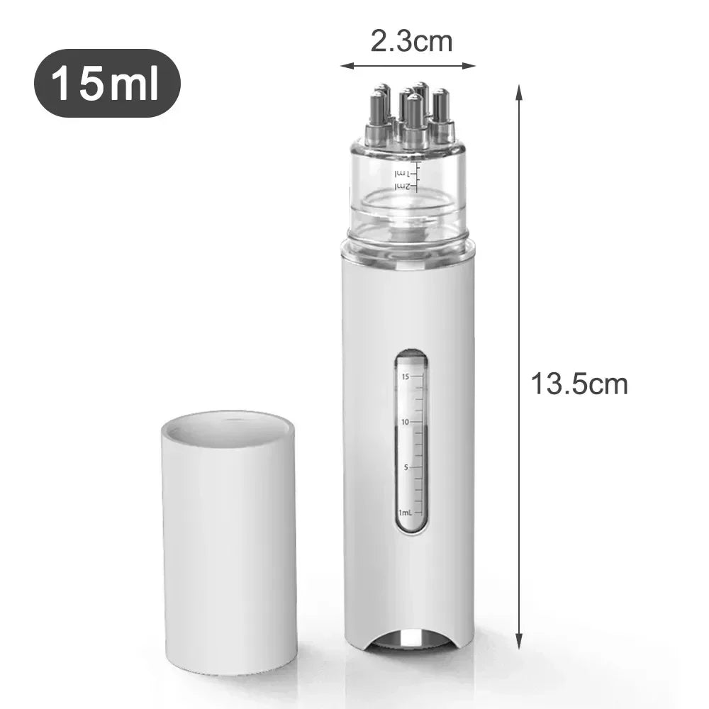 Scalp Applicator Liquid Comb with Massage Roller 15ml-white by HitMyNeed