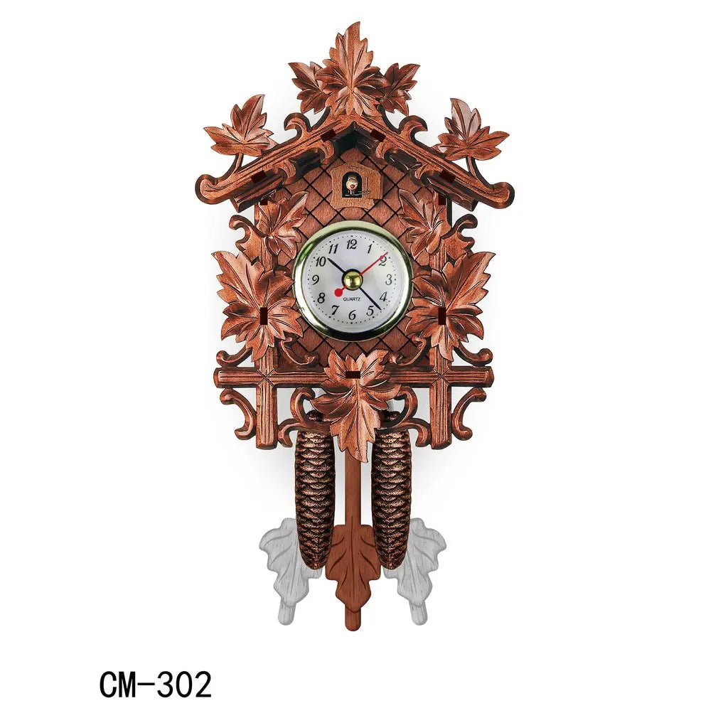 Scandinavian Wooden Cuckoo Wall Clock, Silent Quartz 11.0 by HitMyNeed