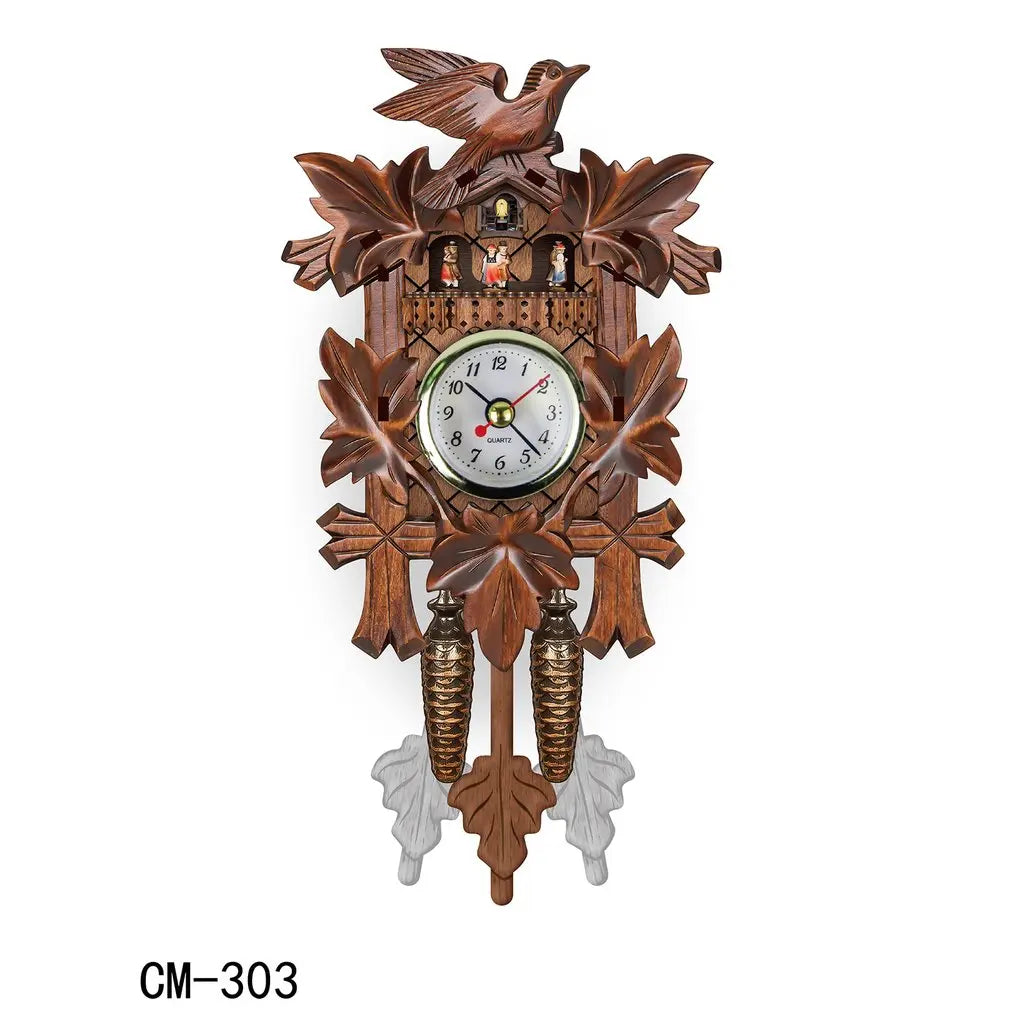 Scandinavian Wooden Cuckoo Wall Clock, Silent Quartz 12.0 by HitMyNeed