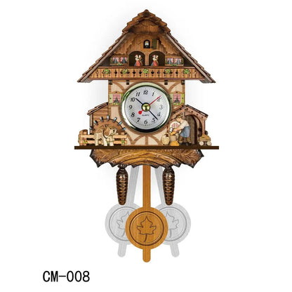 Scandinavian Wooden Cuckoo Wall Clock, Silent Quartz 6.0 by HitMyNeed