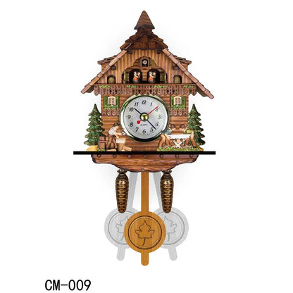 Scandinavian Wooden Cuckoo Wall Clock, Silent Quartz 7.0 by HitMyNeed