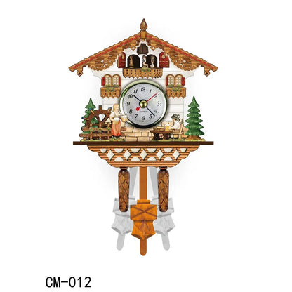 Scandinavian Wooden Cuckoo Wall Clock, Silent Quartz 9.0 by HitMyNeed