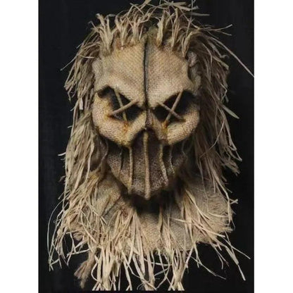 Scarecrow Full Face Hooded Halloween Horror Mask a by HitMyNeed